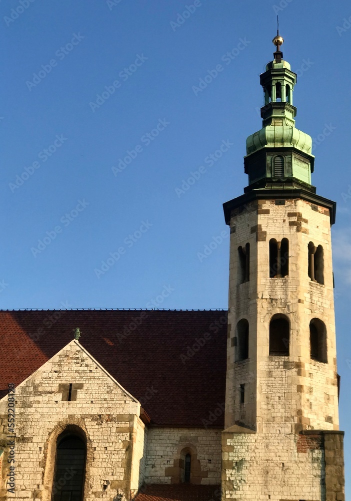 tower of the church in europe