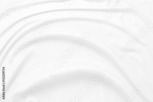 white cloth background soft wrinkled fabric patrem and surface.