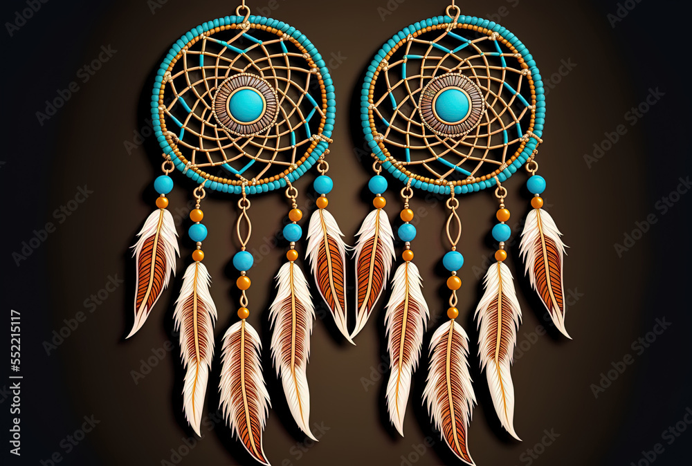 NEW Beaded Dreamcatcher Earrings | Dream catcher earrings, Earrings, Bead  earrings