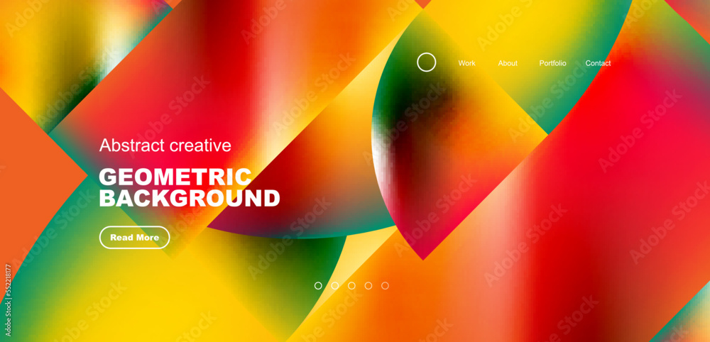 Shiny circles and round elements geometric background. Vector illustration for wallpaper, banner, background, leaflet, catalog, cover, flyer