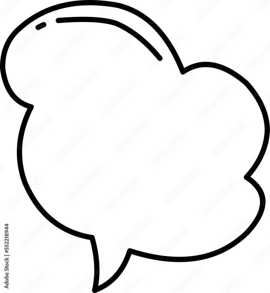 Cartoon Speech Bubbles and Thought illustration Cartoon Speech Bubbles and Thought illustration