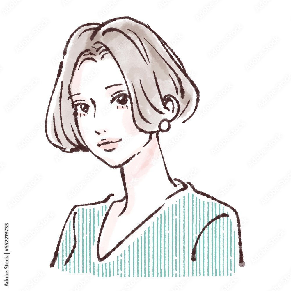 女性のイラスト素材