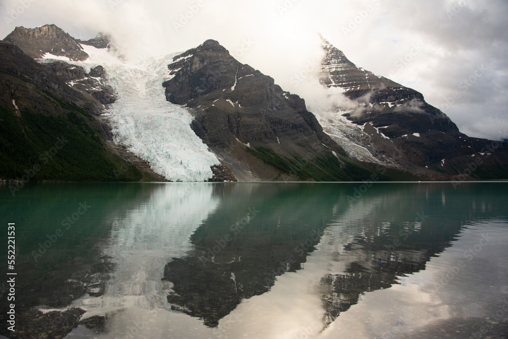 Berg Lake, British Columbia panorama 