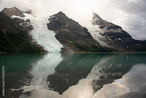 Berg Lake, British Columbia panorama 