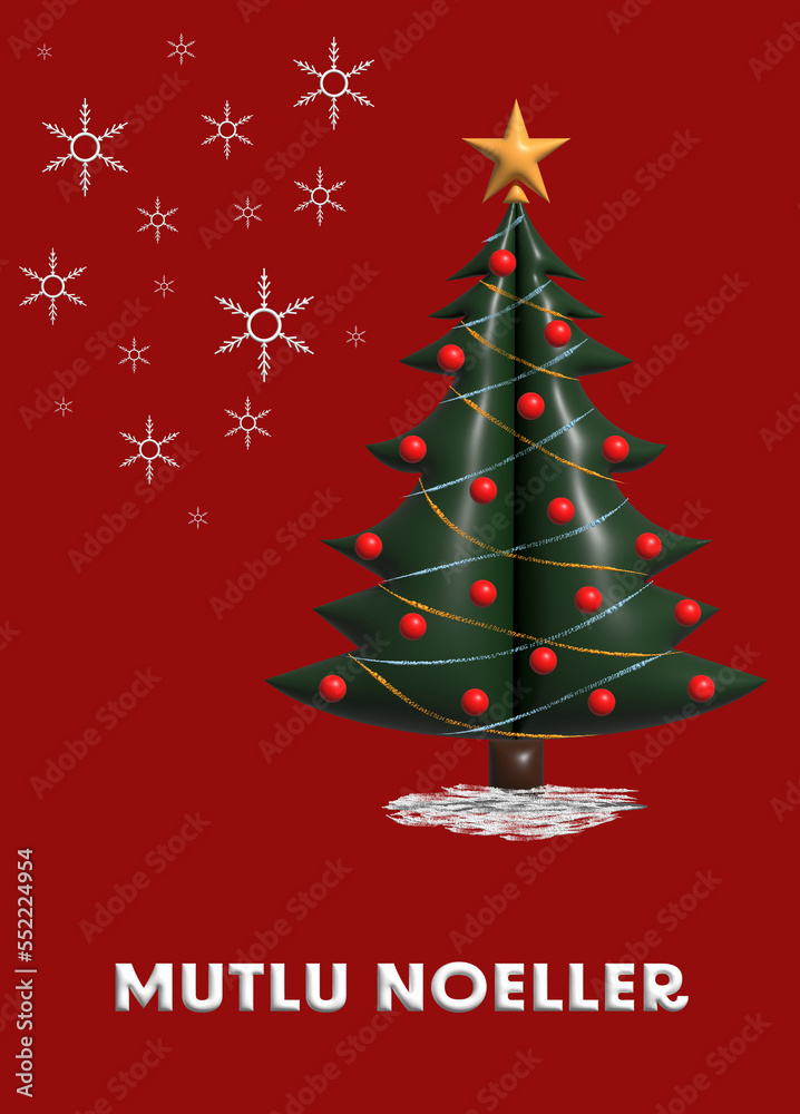 Mutlu Noeller Turkish Merry Christmas Christmas Card Celebration Mutlu Noeller Turkish Merry Christmas Christmas Card Celebration