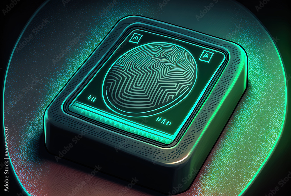 Fingerprint Reader Up Close Generative AI Stock Illustration Adobe Stock   1000 F 552225330 WVZOl6Fy60oFjWkskvVJaro7MMtDfj6u 