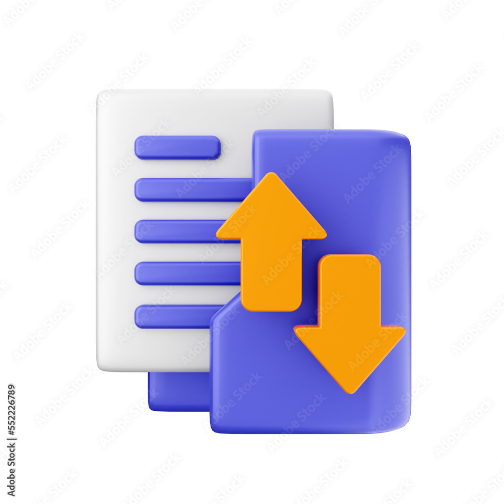 folder icon illustration 3d render folder icon illustration 3d render