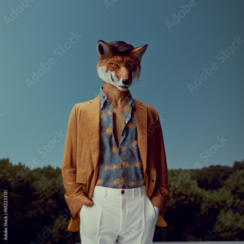 Fox Fashion Photoshoot in real life