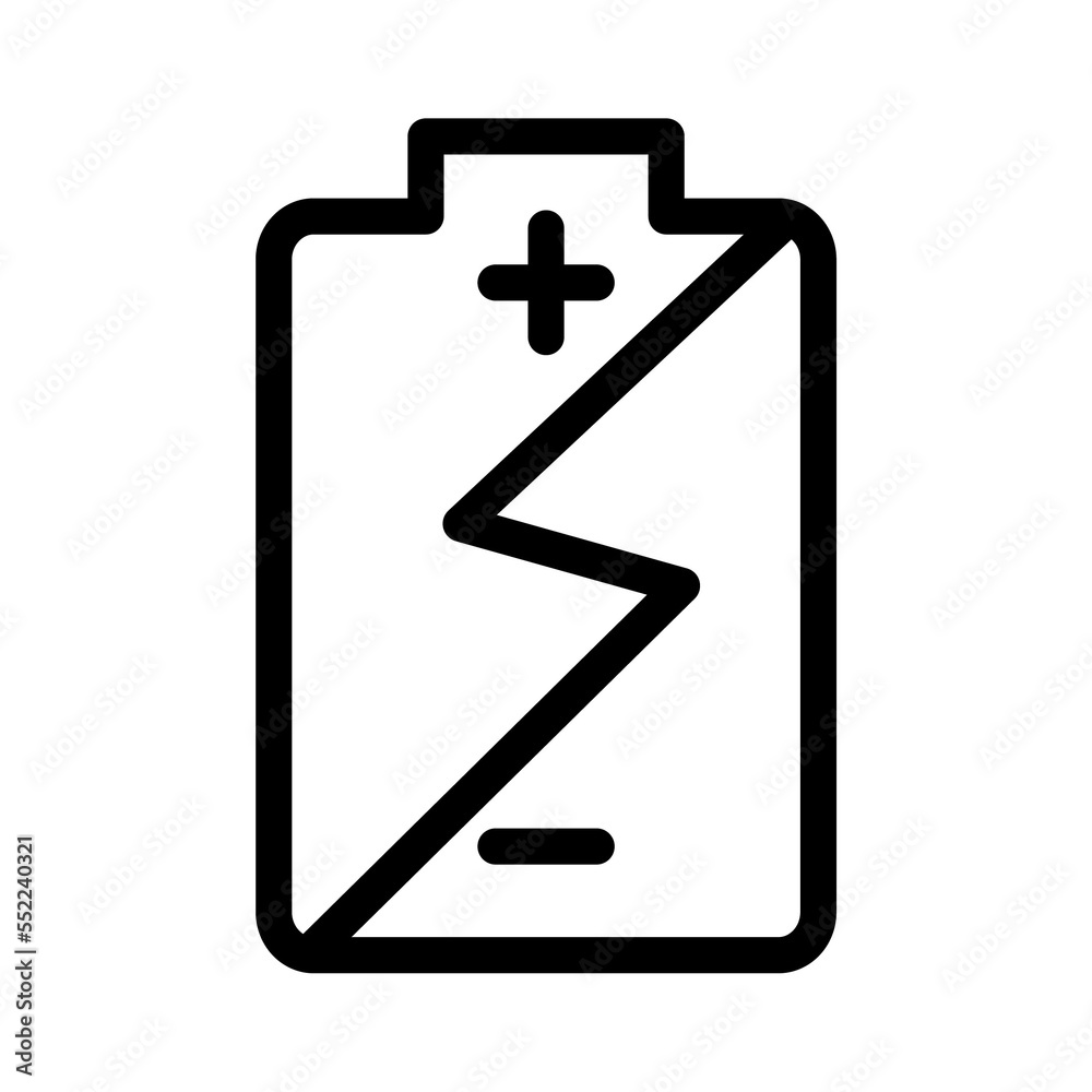 Obraz premium Battery icon template