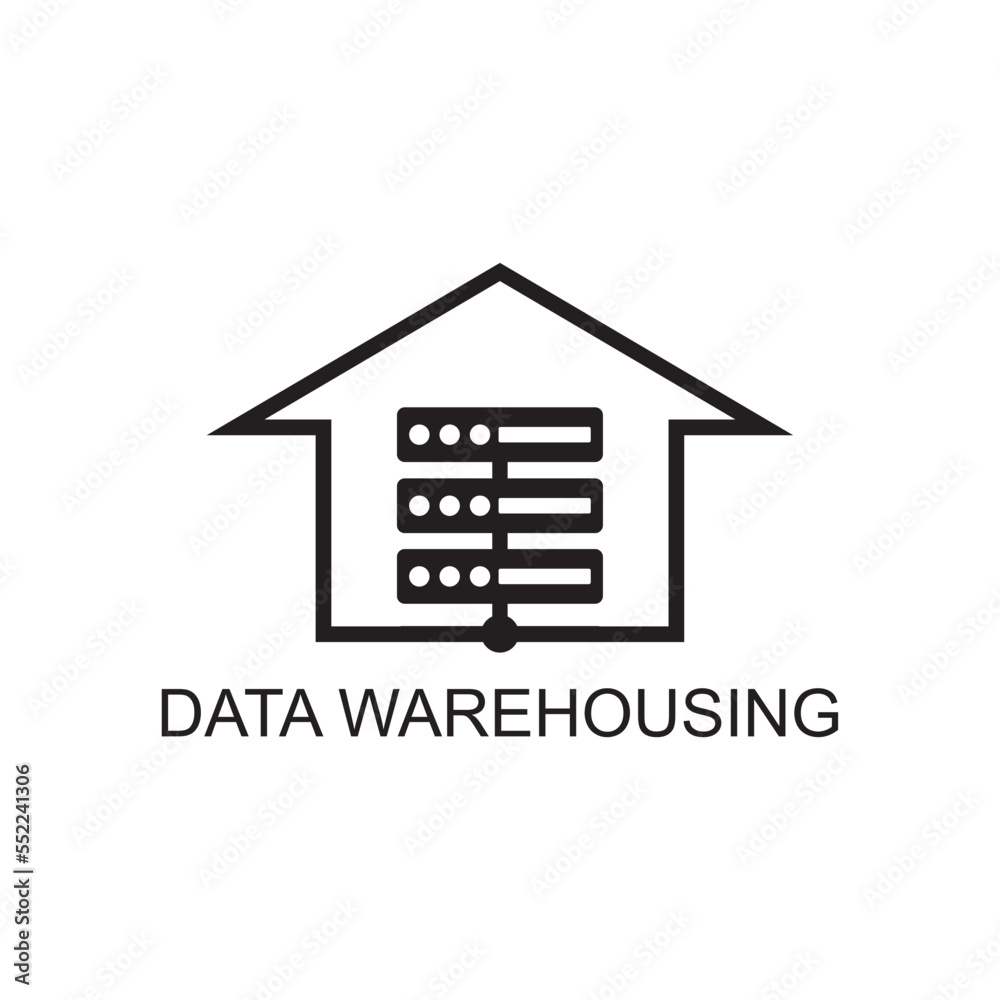 data warehouse icon , technology icon data warehouse icon , technology icon