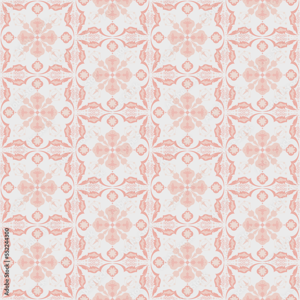 Nature Seamless Pattern Garden Floral Background Damask Plant Aboriginal Ornament Art