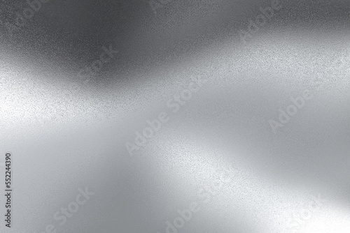 Silver paint metal wall with scratched surface, abstract texture background