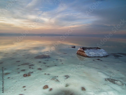 A picture of Lake Urmia, Iran photo