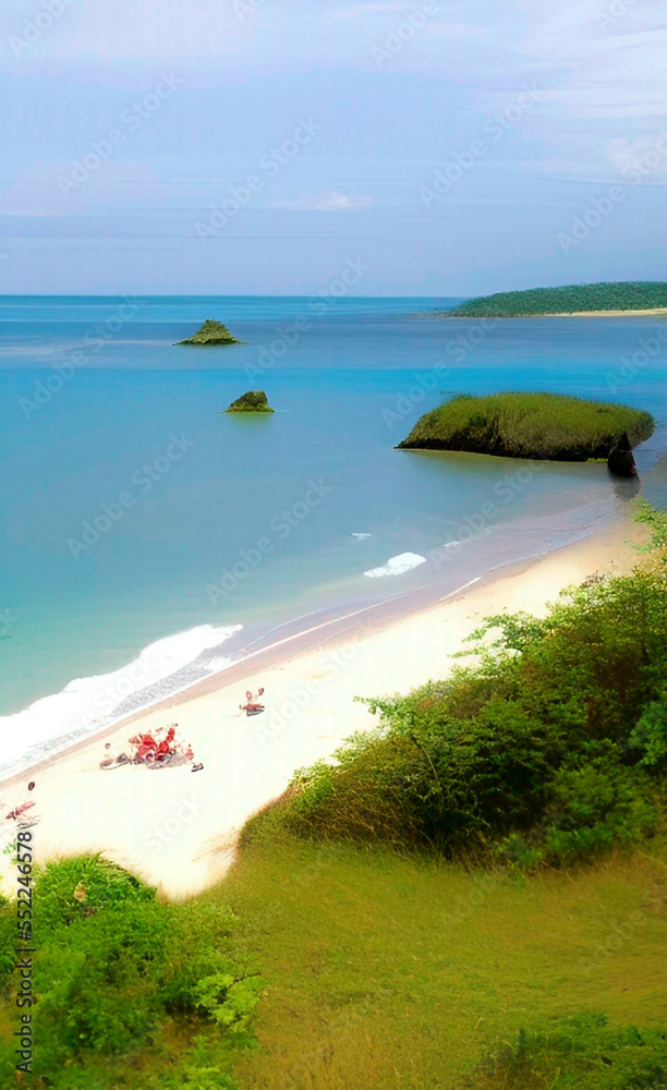 beach with water