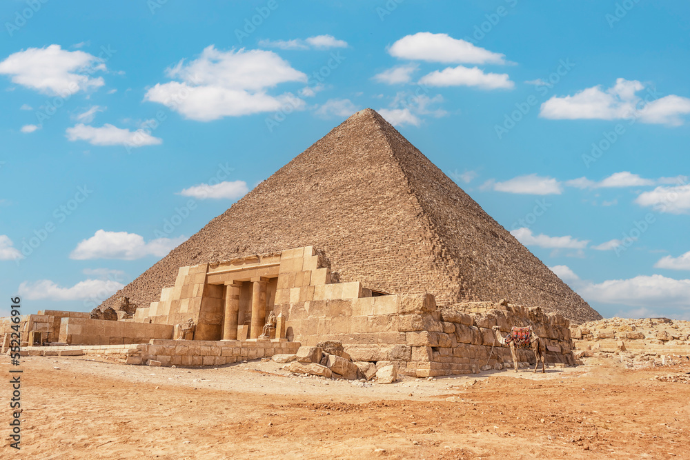 The Pyramids of Giza in Egypt