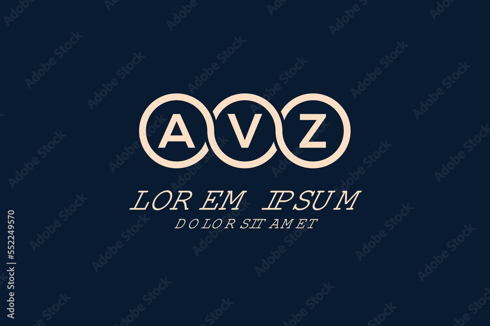 AVZ initial monogram logo vector, AVZ circle shape logo template corporate identity business card
AVZ initial monogram logo vector, AVZ circle shape logo template corporate identity business card