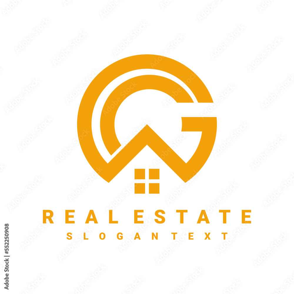Obraz premium C and G real estate logo