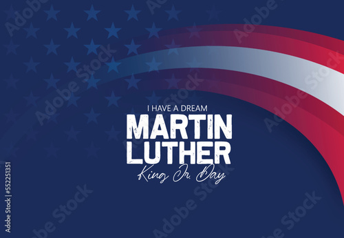 Happy Martin Luther King day Fototapet