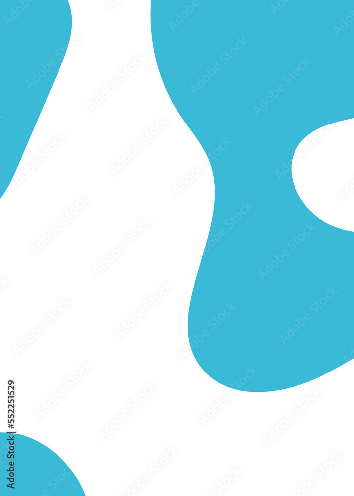 Blue Green Abstract Shape Background Blue Green Abstract Shape Background