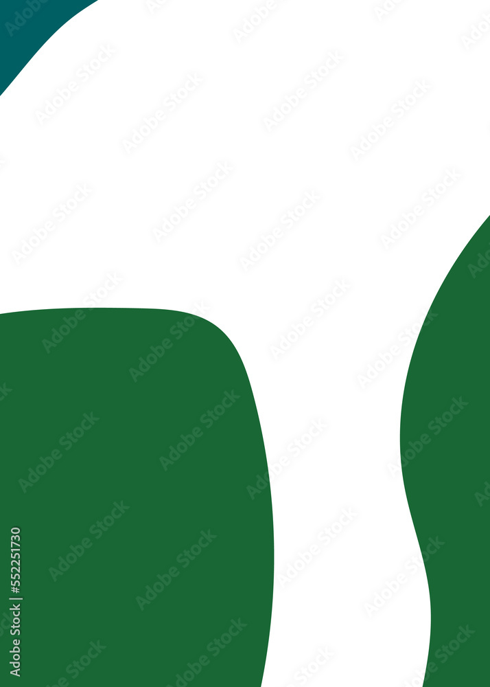 Fototapeta premium Blue Green Abstract Shape Background
