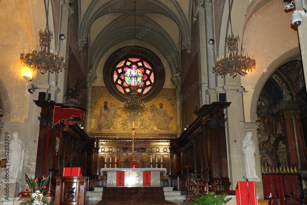 Cathédrale NotreDamedelaSeds, cathédrale romane du 11ème siècle, ville de Toulon Cathédrale NotreDamedelaSeds, cathédrale romane du 11ème siècle, ville de Toulon