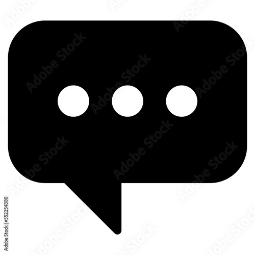 message glyph icon