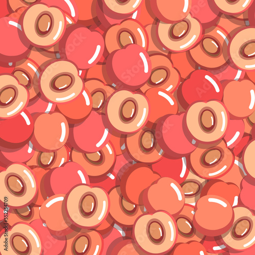 Cherry fruit pattern background