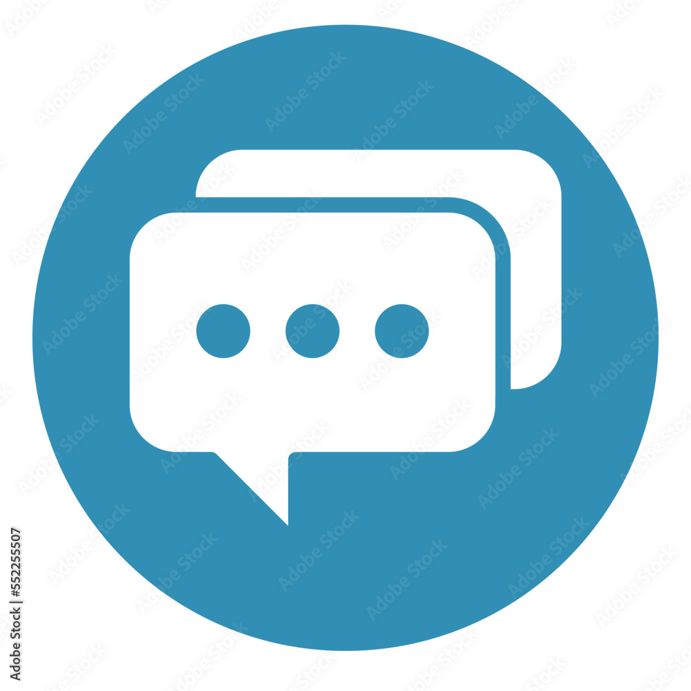 chat round icon chat round icon
