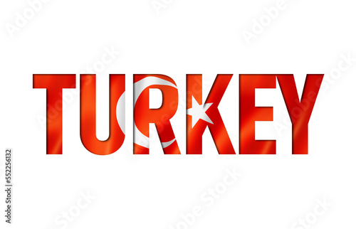 Free Download turkey flag text font - GFXLoad