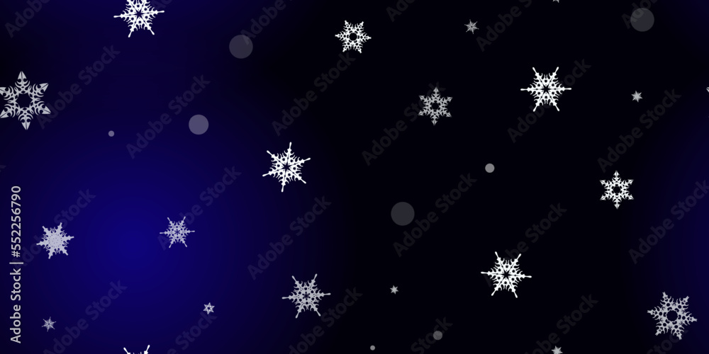 Falling Snowflakes seamless pattern flying snow Falling Snowflakes seamless pattern flying snow
