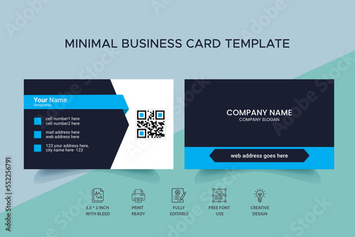 Corporate Minimal Premium Business card design template