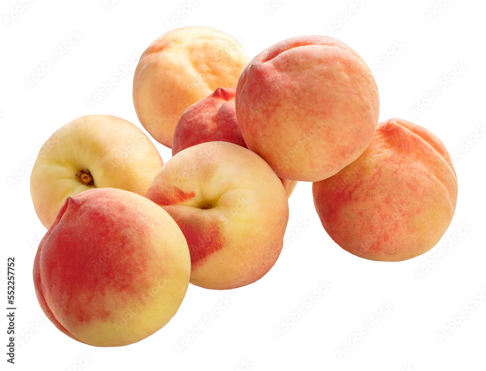 White Peach fruit drop on white background, White Peach fruit on white PNG File. White Peach fruit drop on white background, White Peach fruit on white PNG File.