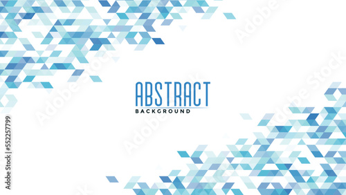 Abstract colorful gradient triangle on white background with space. Modern background in business or technology presentation. vector illustration