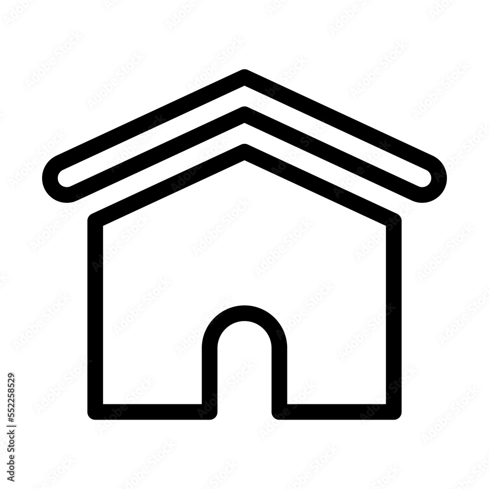 homepage line icon illustration vector graphic homepage line icon illustration vector graphic