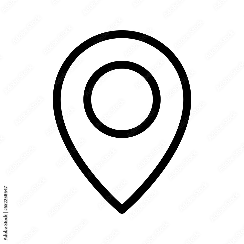 location line icon illustration vector graphic location line icon illustration vector graphic
