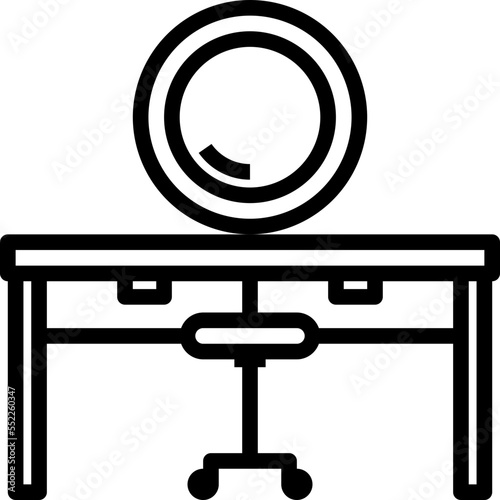 dressing table icon