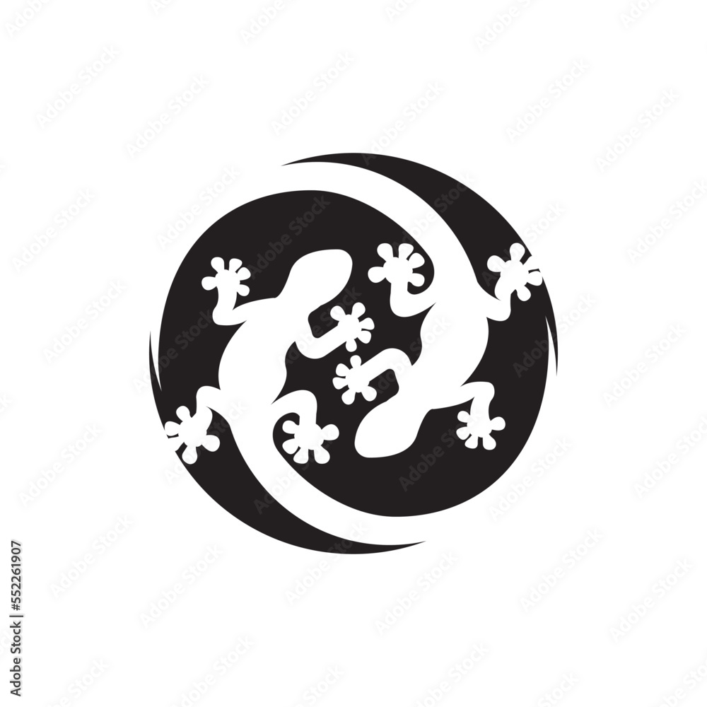 house lizard vector icon illustration simple design house lizard vector icon illustration simple design