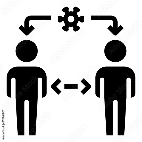 distance glyph icon