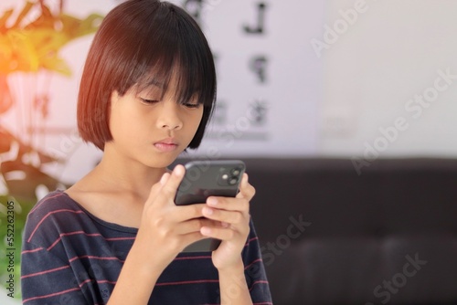 woman using a phone