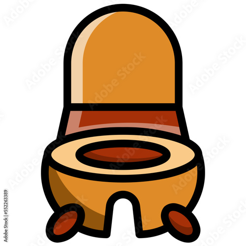 baby potty icon