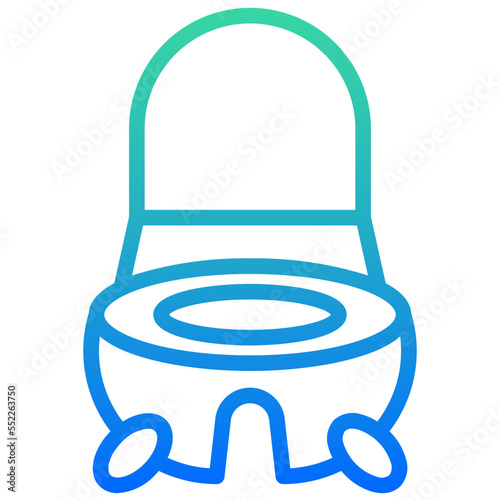 baby potty icon