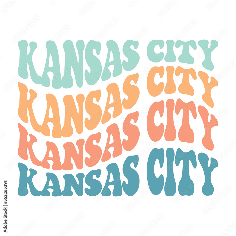 Naklejka premium Kansas City eps design