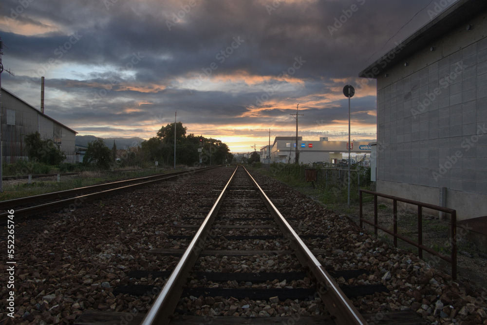 Fototapeta premium train tracks