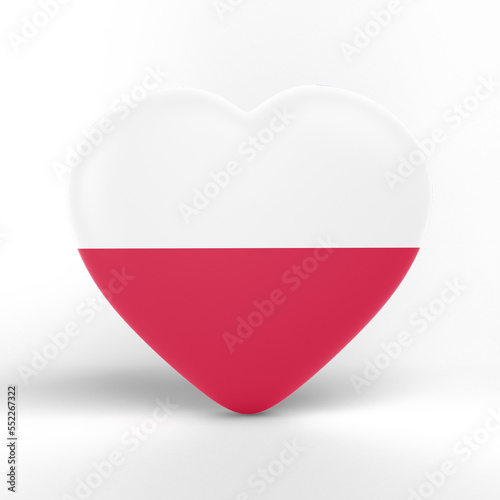 Poland Heart Flag Free Download Poland Heart Flag - GFXLoad