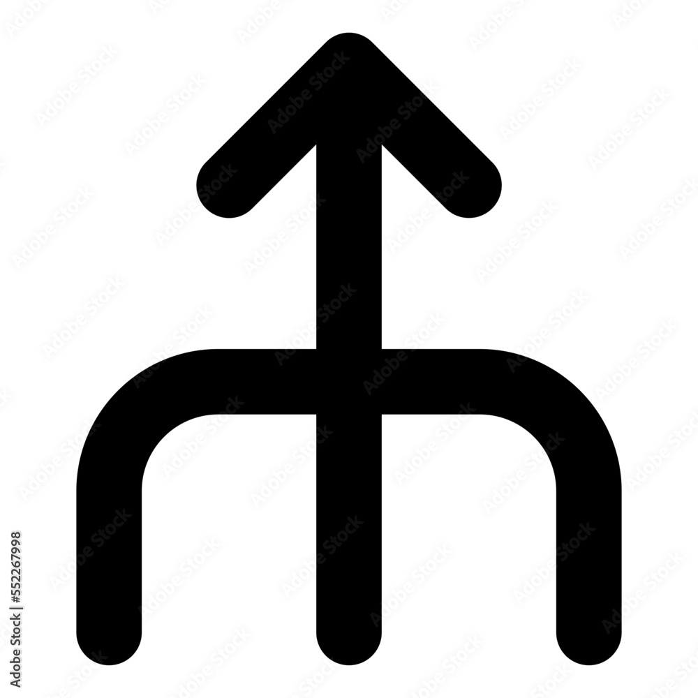 Fototapeta premium combine glyph icon