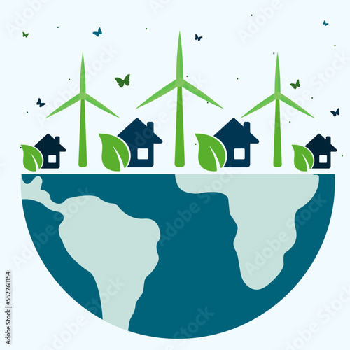 earth half butterflies wint turbine