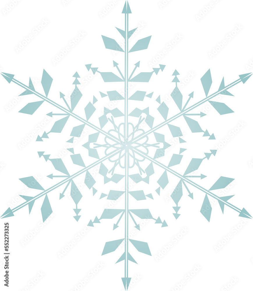 Snowflake Crystal in Winter Snowflake Crystal in Winter