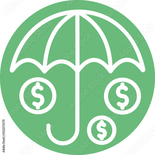 Dollar Protection Vector Icon
