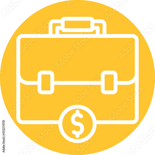 Money Portfolio Vector Icon