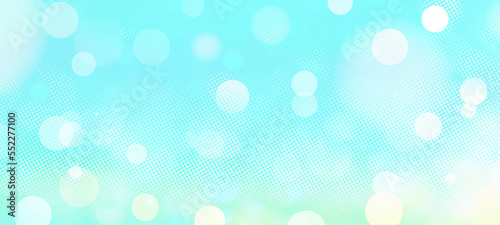 Blue holiday bokeh background - Panorama, widescreen*